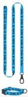 Cookies Original Mint Nylon Dog Leash And Collar - Blue