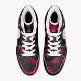 High-Top Leather Wacky Red/Blk galaxy