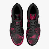 High-Top Leather Wacky Red/Blk galaxy
