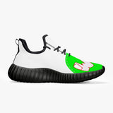 Mesh Knit Sneakers - White/Black