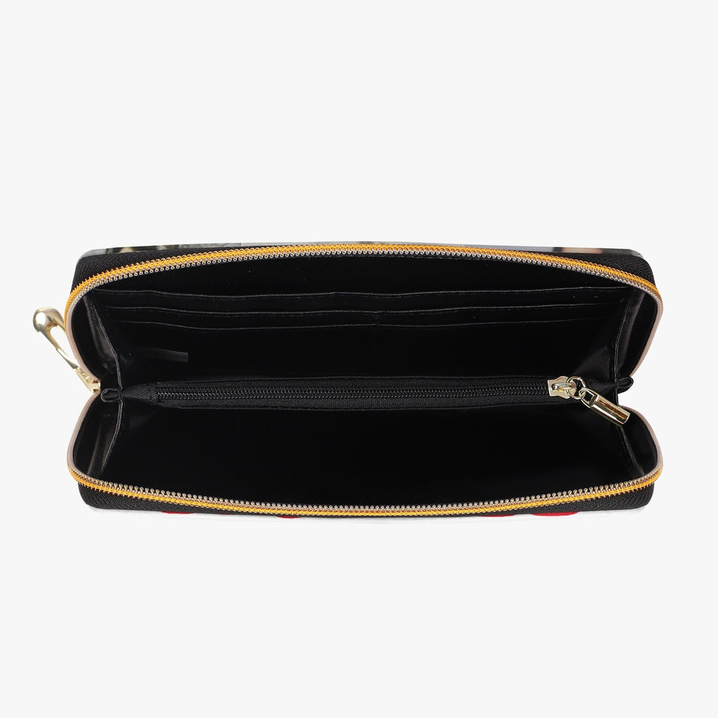 Shania. Long Type Zipper Purse
