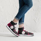 High-Top Leather Wacky Red/Blk galaxy