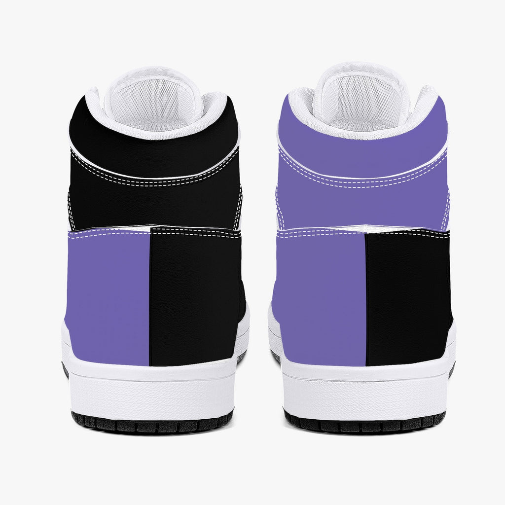 wacky 209. High-Top Leather Sneakers - White / Black