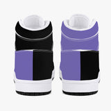 wacky 209. High-Top Leather Sneakers - White / Black