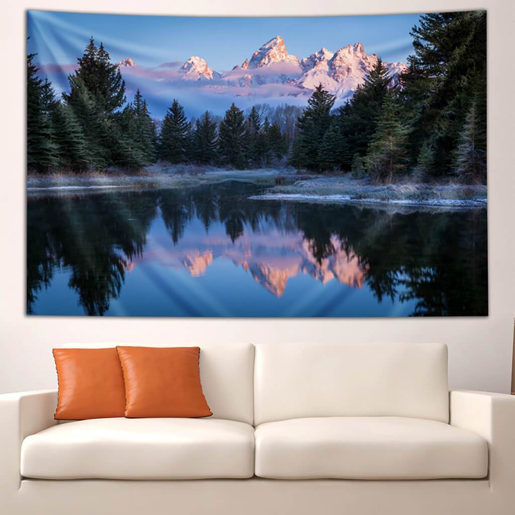 Morning In Teton Tapestry