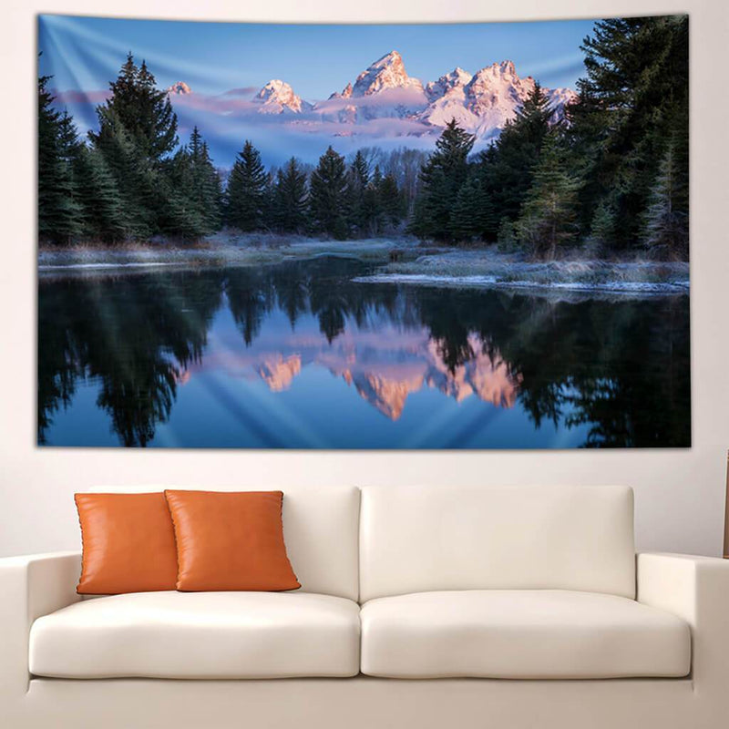 Morning In Teton Tapestry