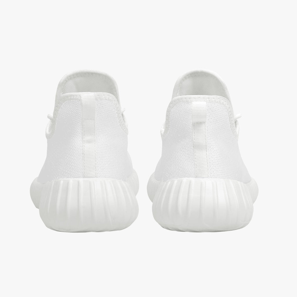 Mesh Knit Sneakers - White/Black