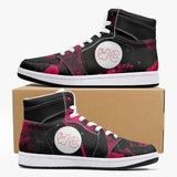 High-Top Leather Wacky Red/Blk galaxy