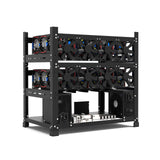 Open Mining Rig Frame for 12 GPU Mining Case Rack Motherboard Bracke
