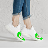 Mesh Knit Sneakers - White/Black