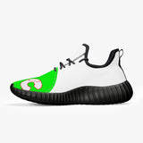 Mesh Knit Sneakers - White/Black