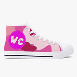 179. Classic High-Top Canvas Shoes - White/Black