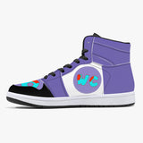 wacky 209. High-Top Leather Sneakers - White / Black