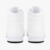 209. High-Top Leather Sneakers - White / Black