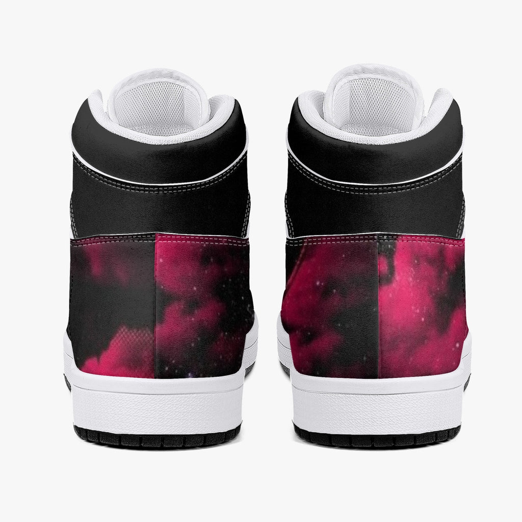 High-Top Leather Wacky Red/Blk galaxy