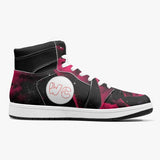 High-Top Leather Wacky Red/Blk galaxy