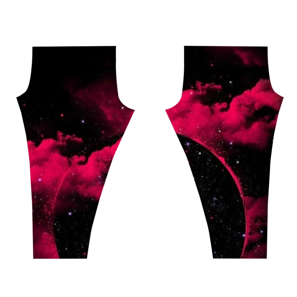 Leggings Wacky Red/Blk Galaxy T1