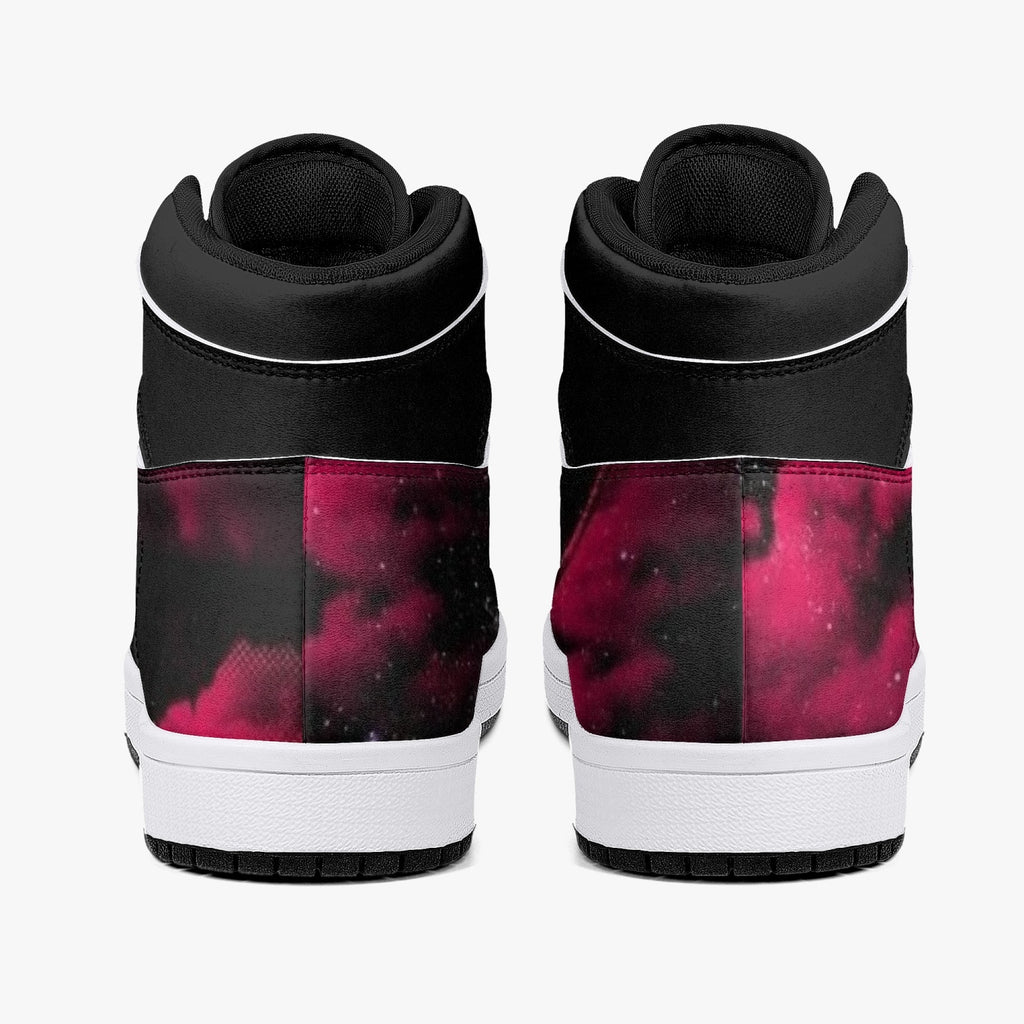 High-Top Leather Wacky Red/Blk galaxy
