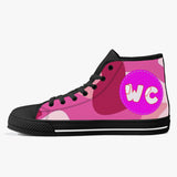 179. Classic High-Top Canvas Shoes - White/Black