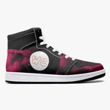 High-Top Leather Wacky Red/Blk galaxy