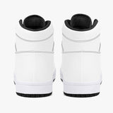 209. High-Top Leather Sneakers - White / Black