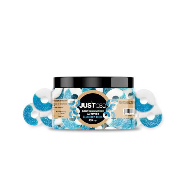 CBD Gummies Blue Raspberry Rings