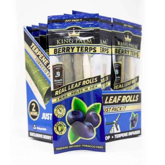 King Palm Flavored Mini Wraps - Berry Terps  (20 pack)