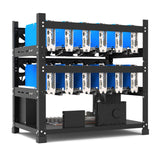 Open Mining Rig Frame for 12 GPU Mining Case Rack Motherboard Bracke