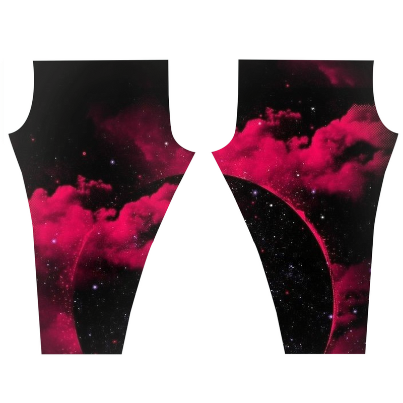 Leggings Wacky Red/Blk Galaxy T1