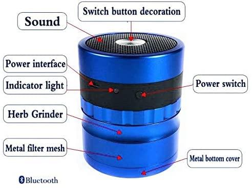 3 Part Grinder with Speaker (Bluetooth)