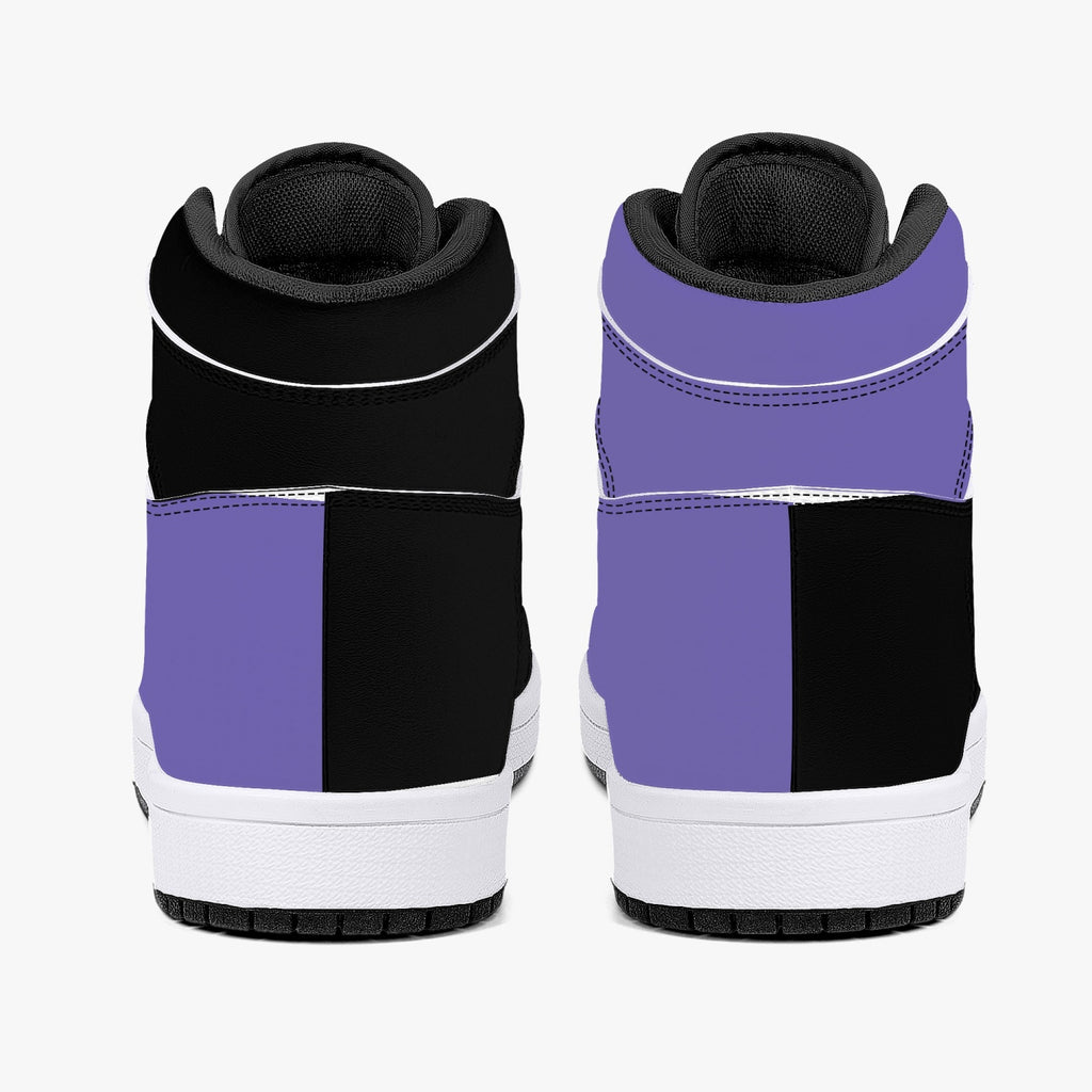 wacky 209. High-Top Leather Sneakers - White / Black