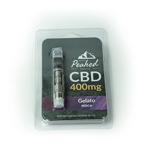 400MG CBD Vape Cartridge | 510 Threaded | Naturally Peaked CBD