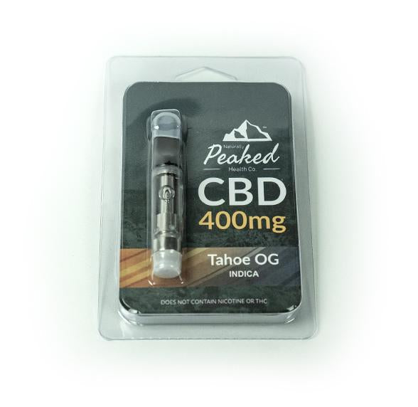 400MG CBD Vape Cartridge | 510 Threaded | Naturally Peaked CBD