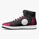 High-Top Leather Wacky Red/Blk galaxy