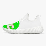 Mesh Knit Sneakers - White/Black
