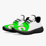 Mesh Knit Sneakers - White/Black