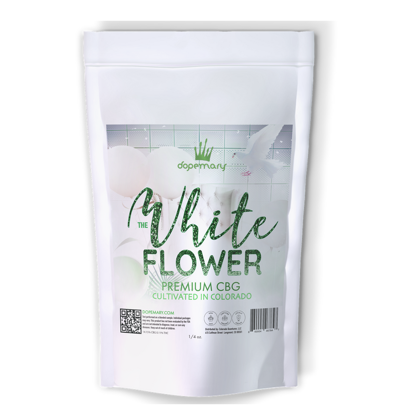 The White CBG Hemp Flower- Organic