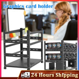Open Mining Rig Frame for 12 GPU Mining Case Rack Motherboard Bracke