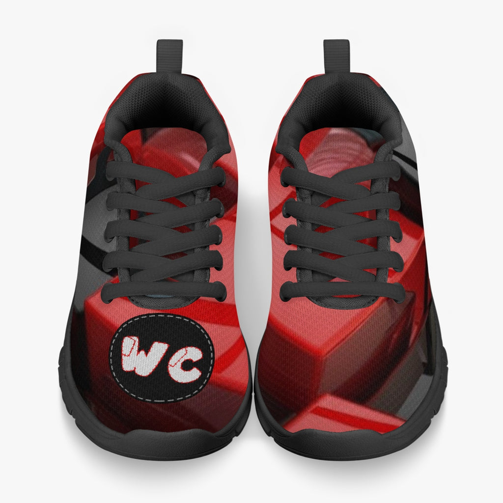 Kids' Lightweight Mesh Sneakers - Black