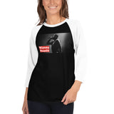 3/4 sleeve raglan shirt