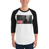 3/4 sleeve raglan shirt