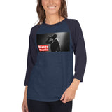 3/4 sleeve raglan shirt