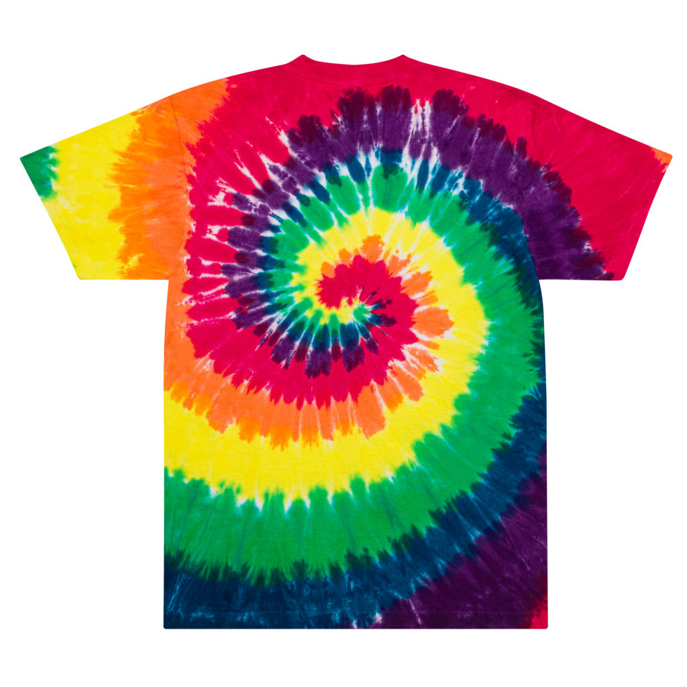 women wacky Oversized tie-dye t-shirt