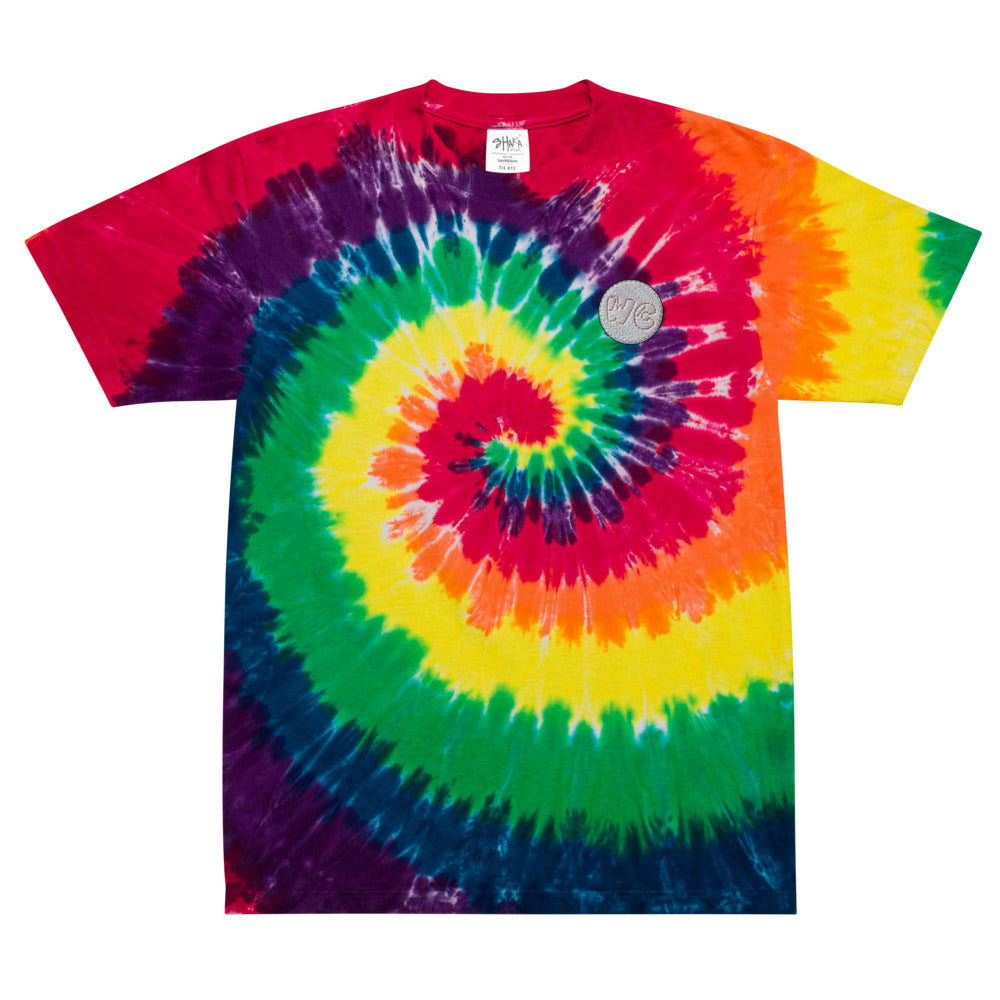 women wacky Oversized tie-dye t-shirt