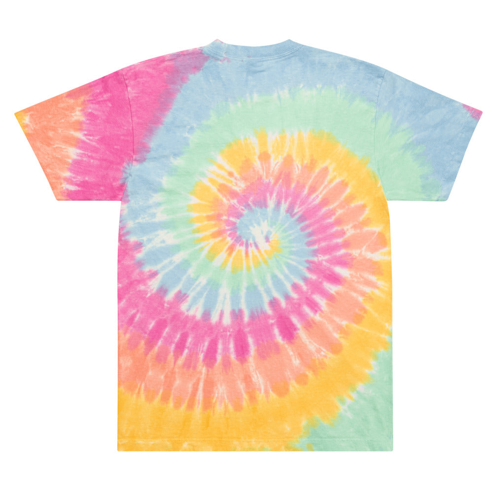 women wacky Oversized tie-dye t-shirt