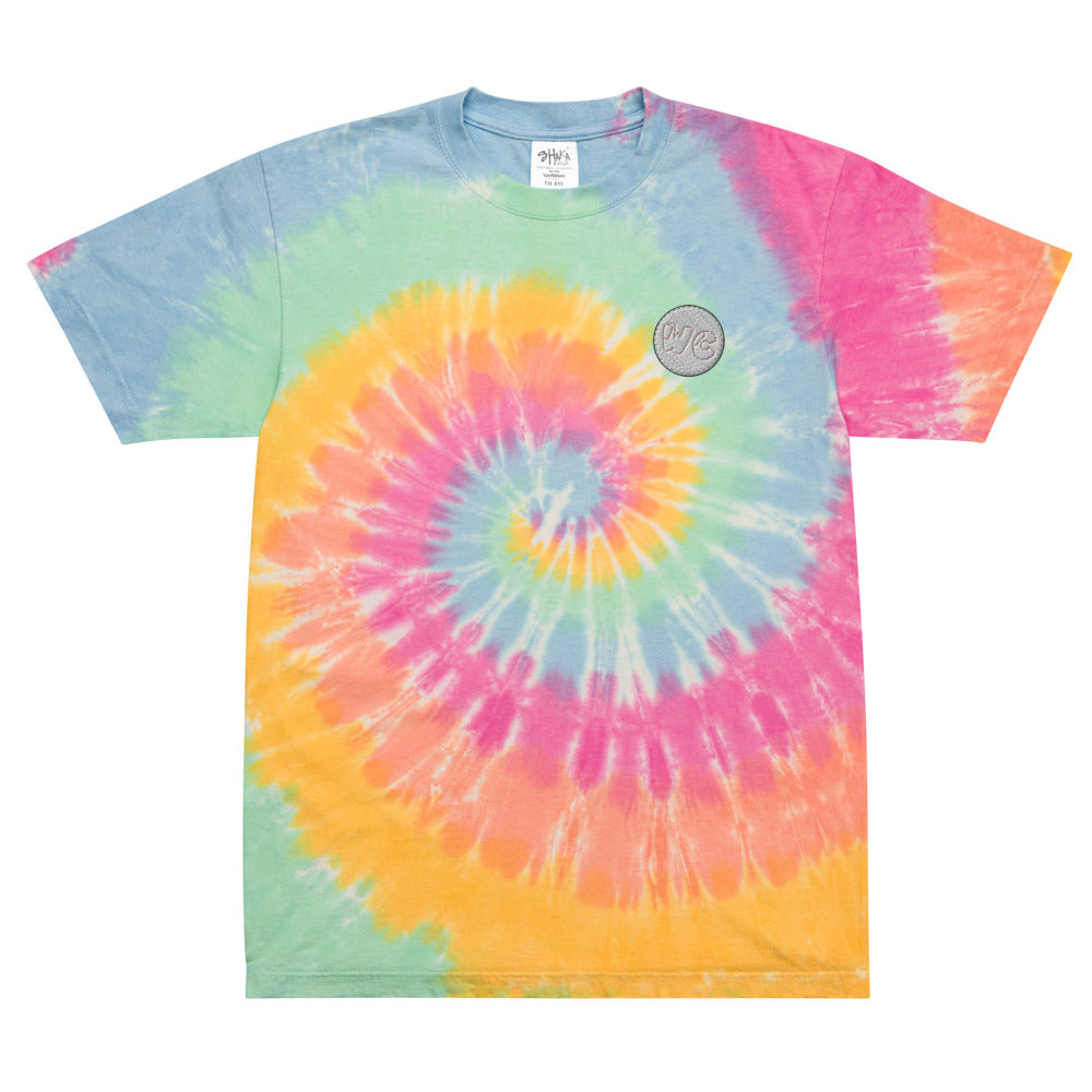 women wacky Oversized tie-dye t-shirt