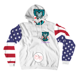 All-Over Print Pullover Hoodies