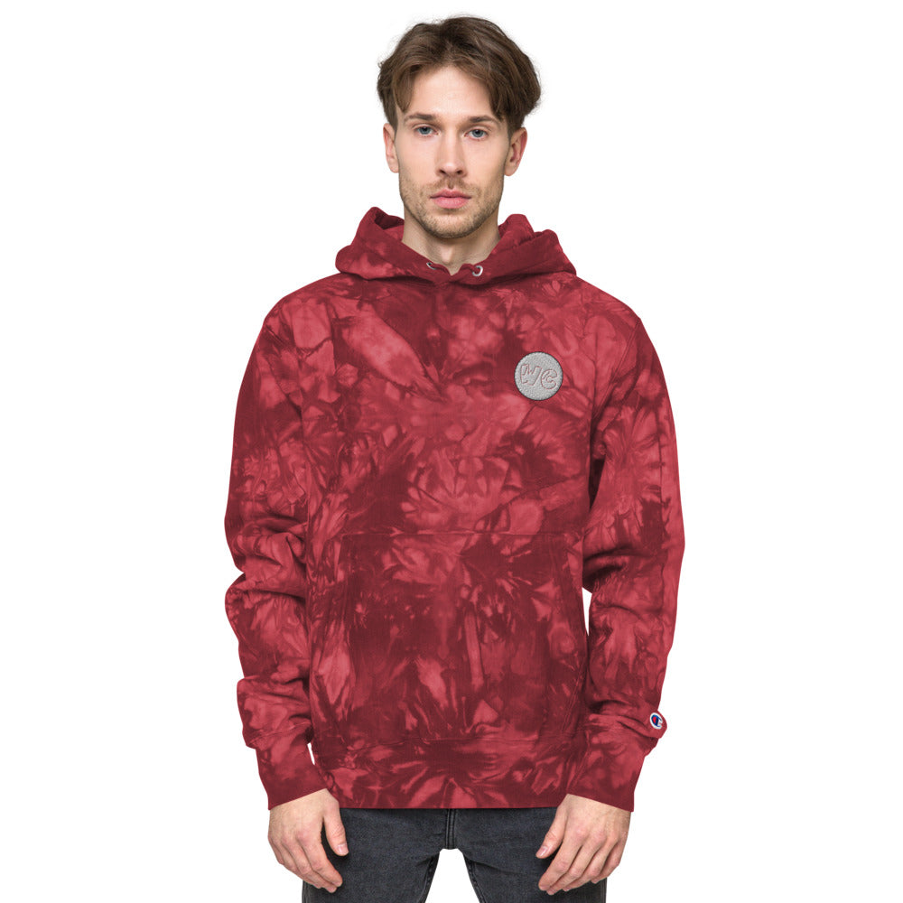Wacky Unisex Champion tie-dye hoodie