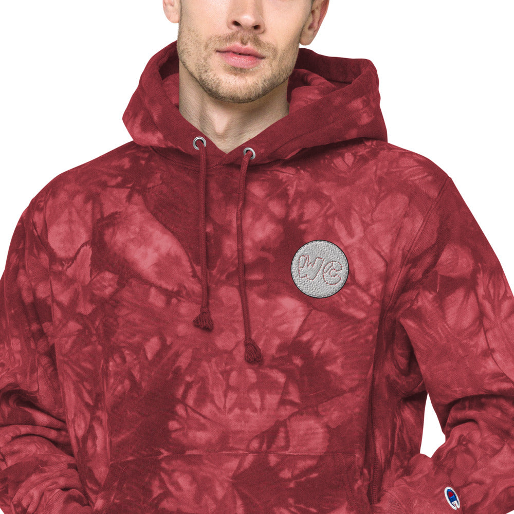 Wacky Unisex Champion tie-dye hoodie