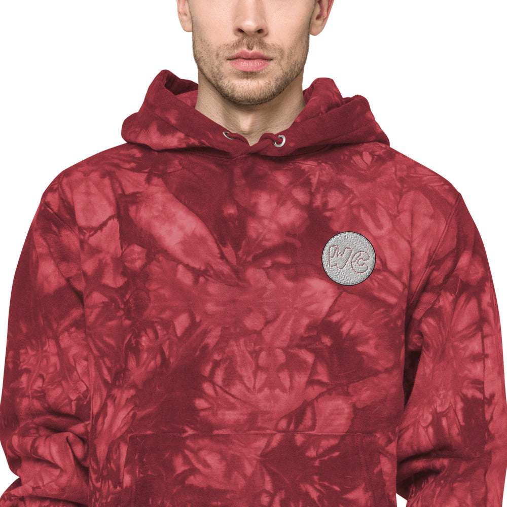 Wacky Unisex Champion tie-dye hoodie
